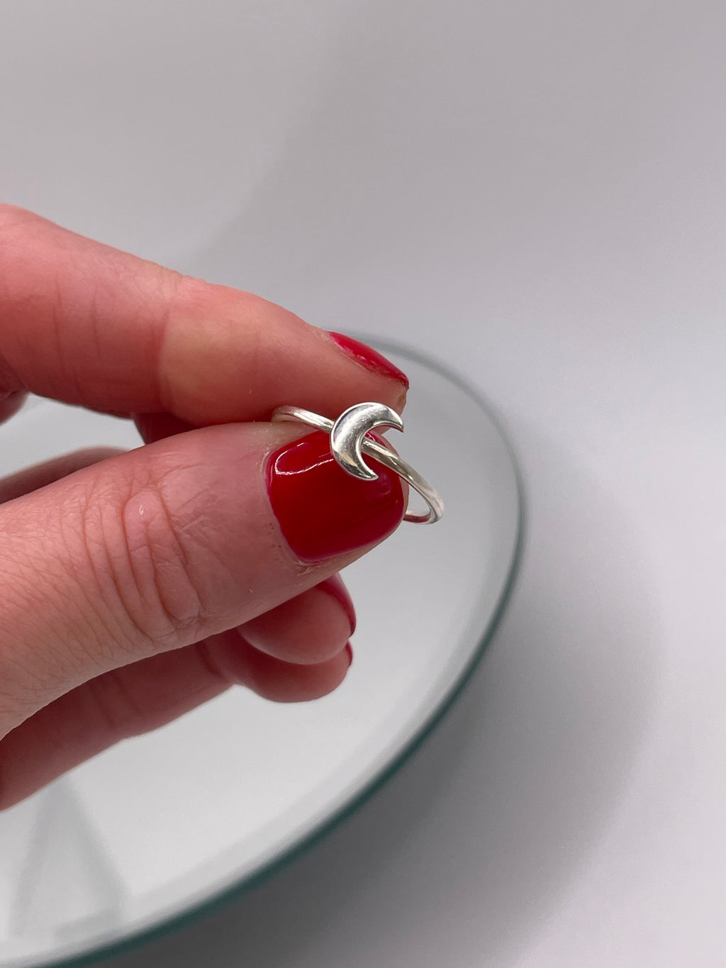 Baby Crescent Moon Ring