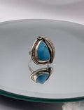 Sterling Silver Handmade Navajo Turquoise Ring