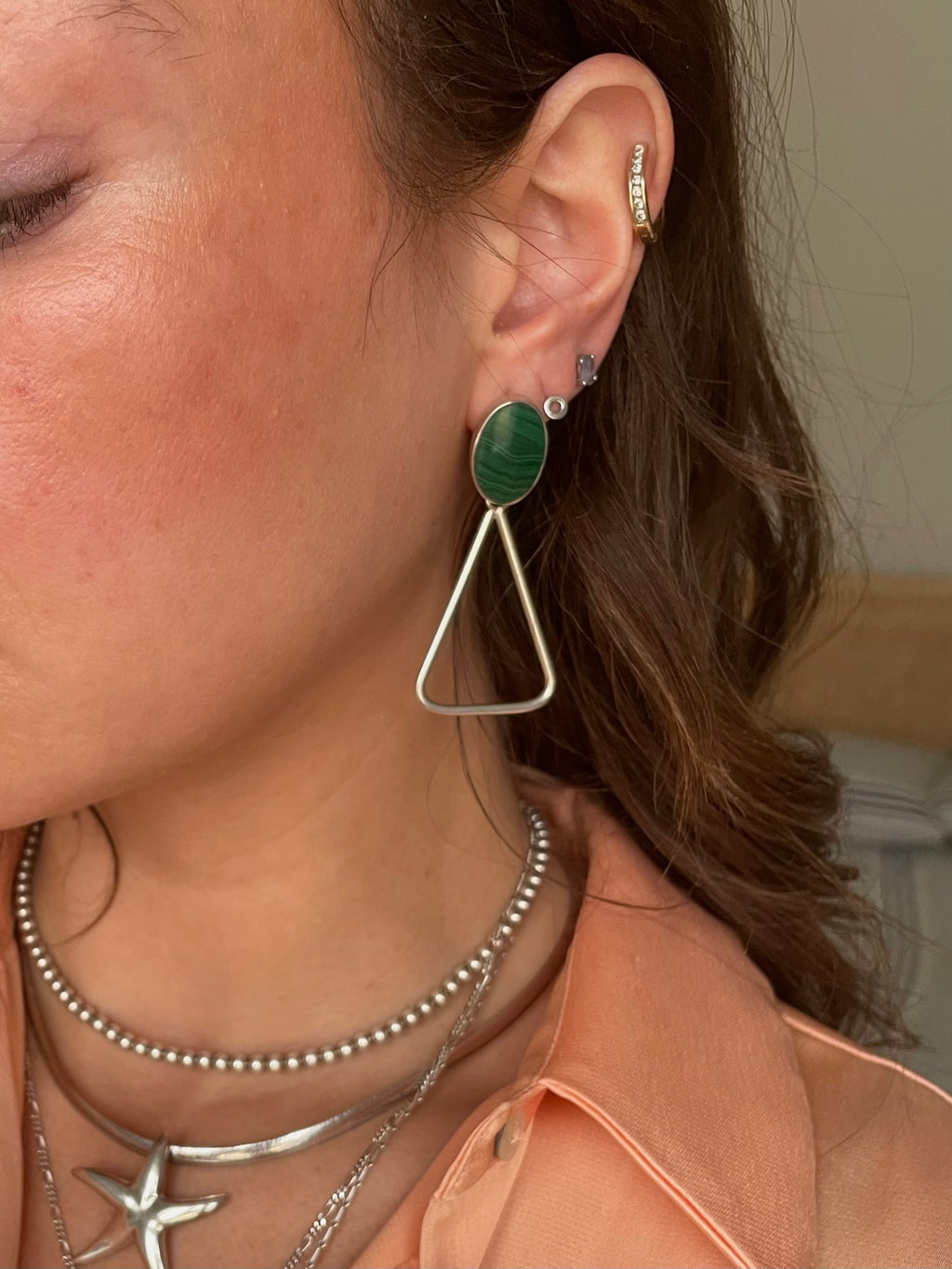 The Malachite Moment Earrings