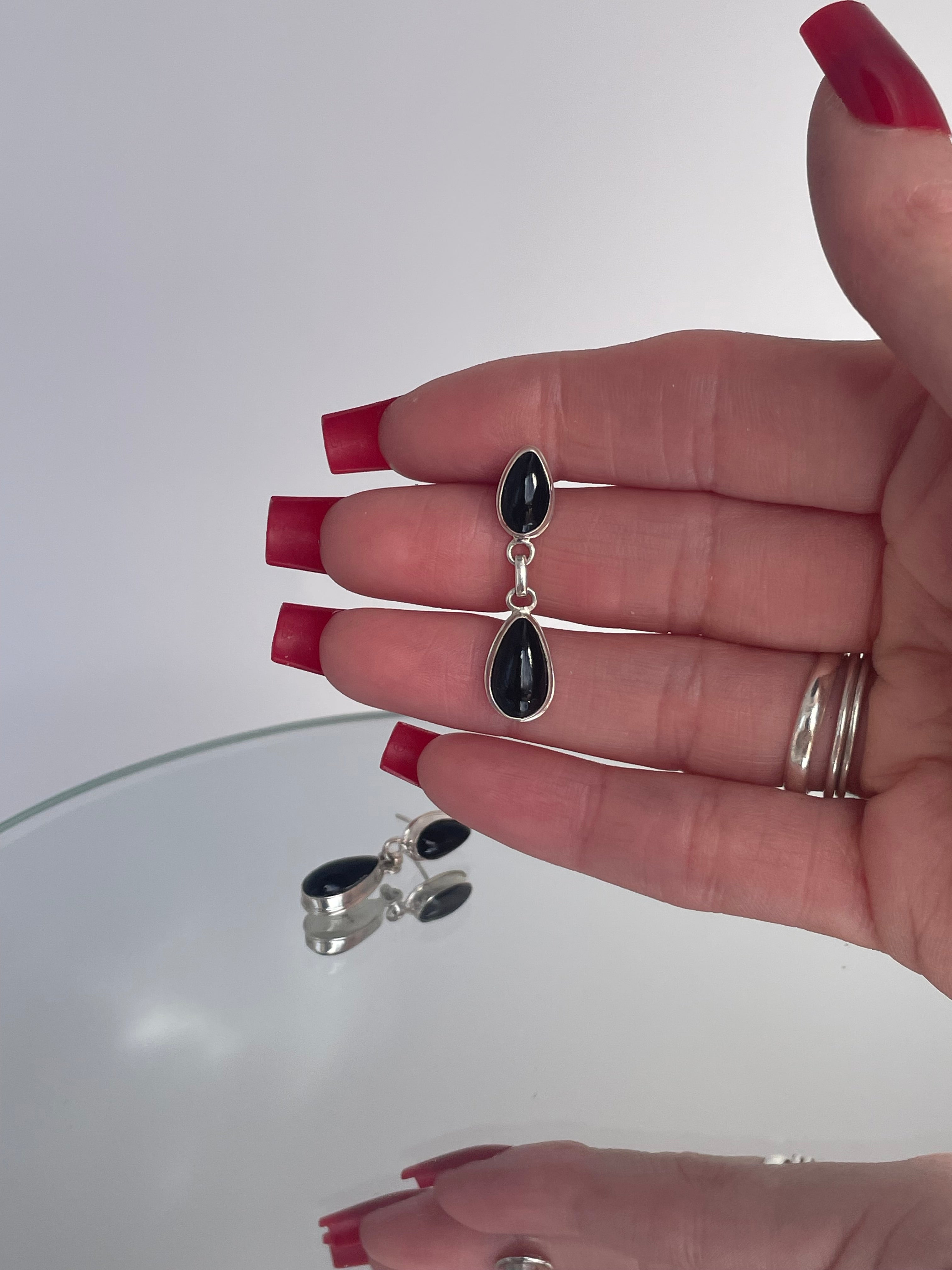 The Onyx Connection Earrings