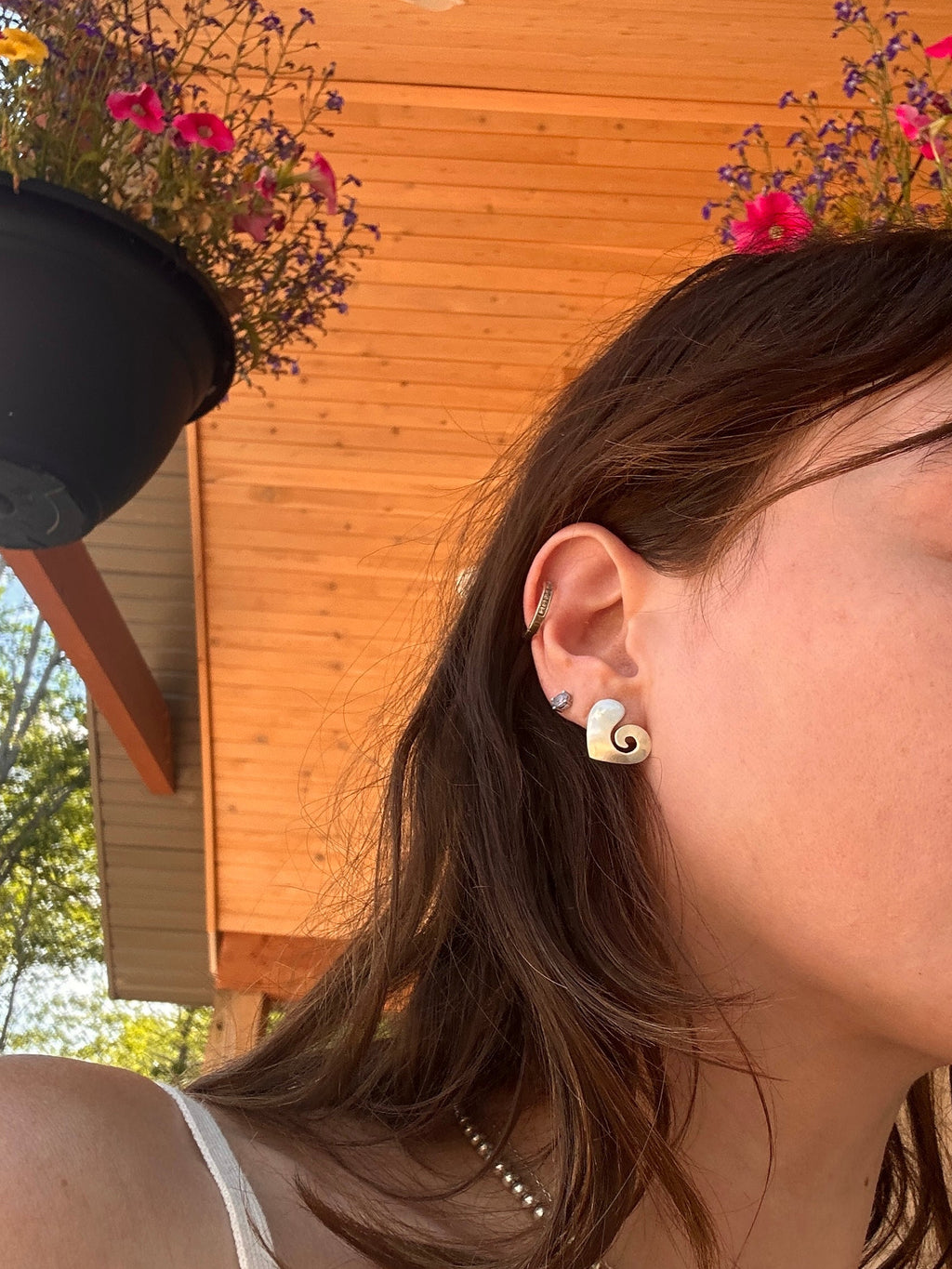 Something Blue Stud Earrings