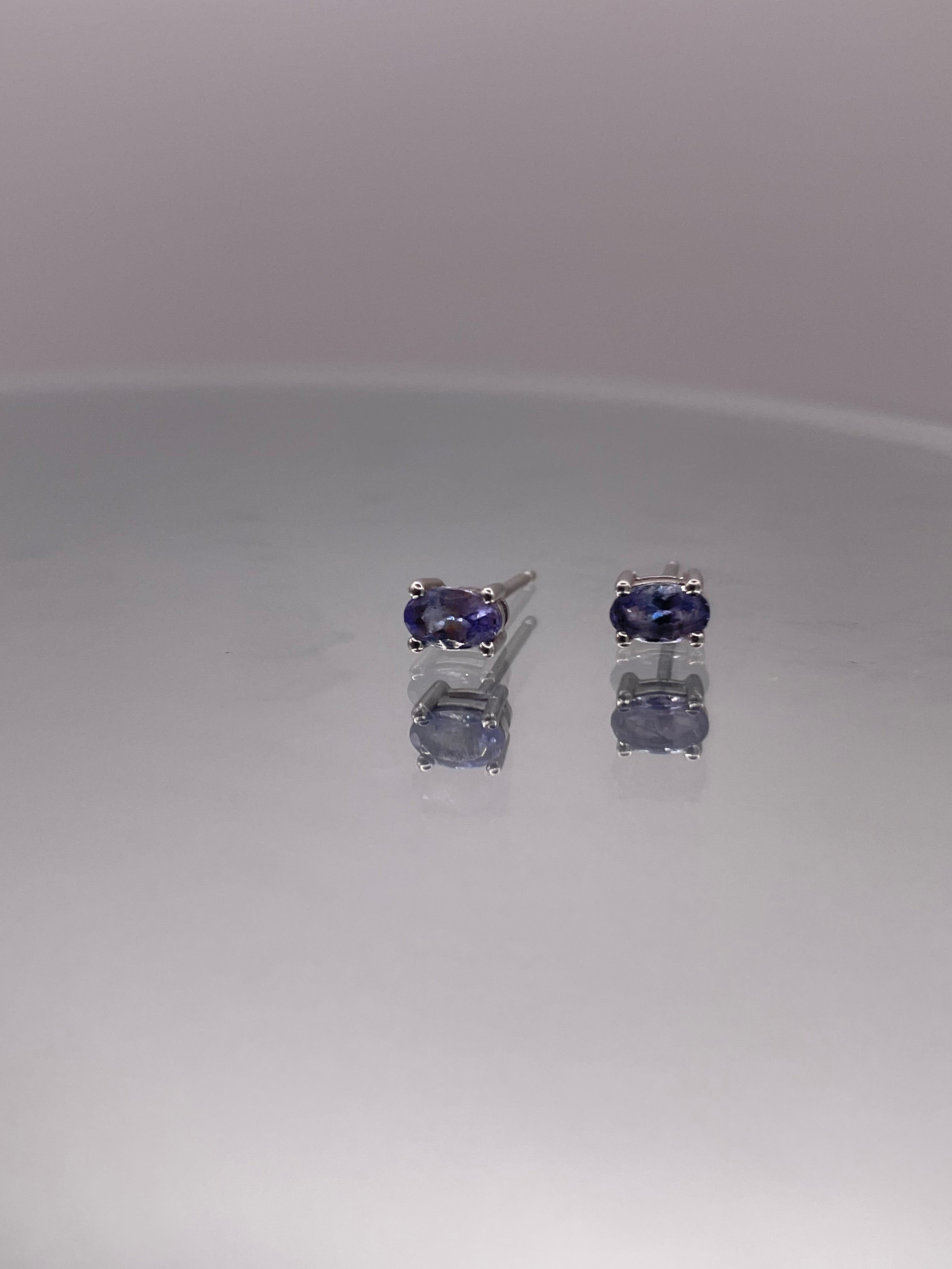 Something Blue Stud Earrings