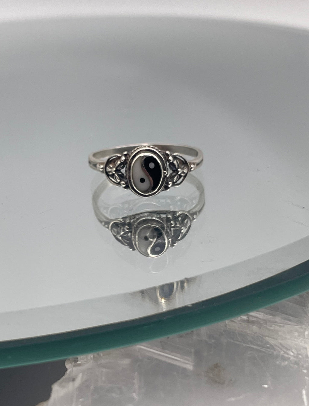 Sterling Silver Yin Yang Ring