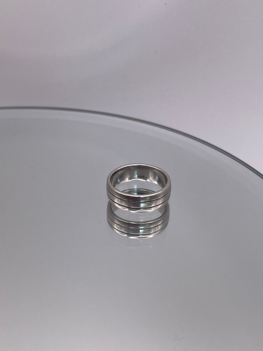 Sterling Silver Triple Band Minimal Stacking Ring