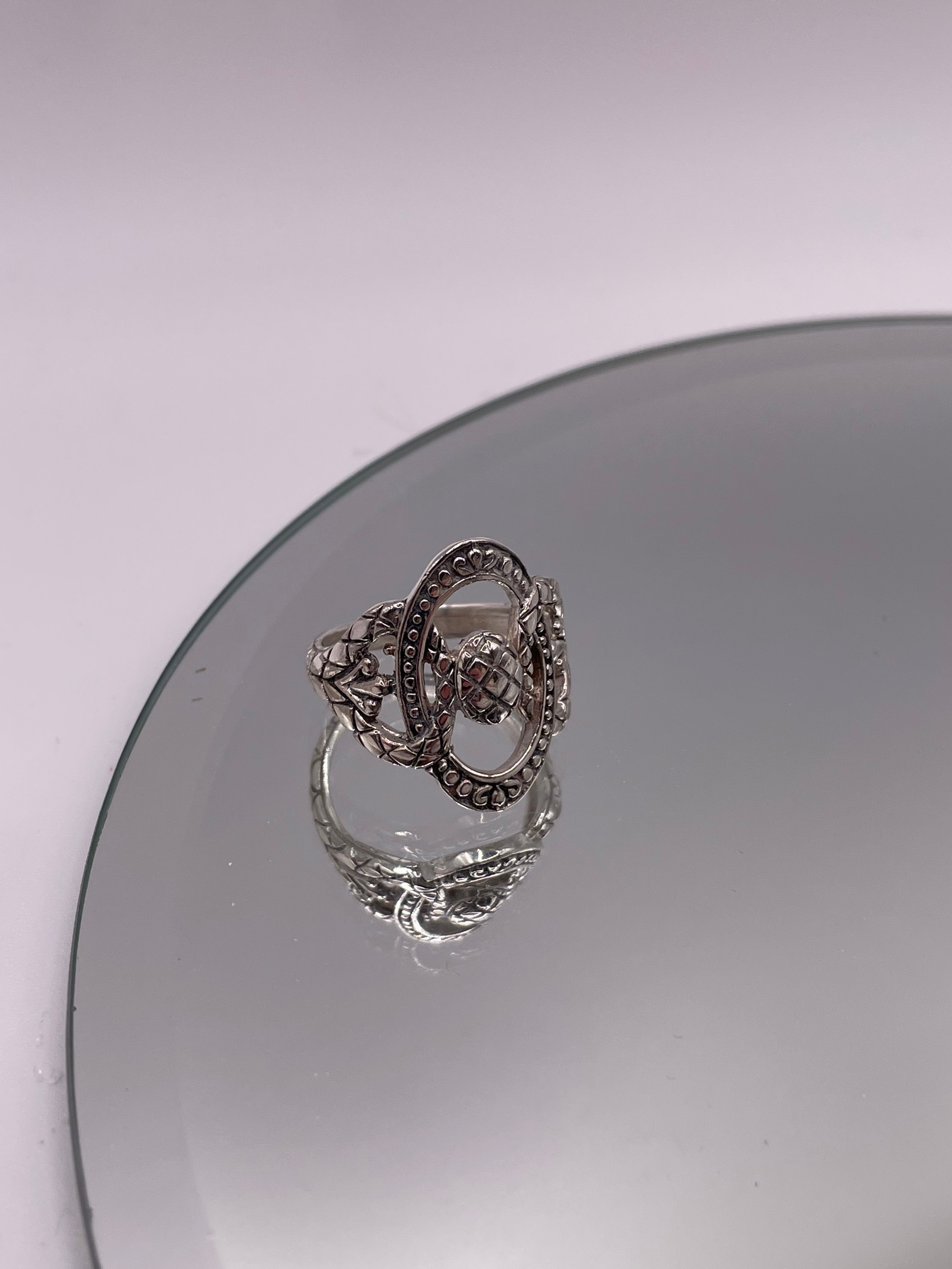 Sterling Silver Ornate + Abstract Statement Ring