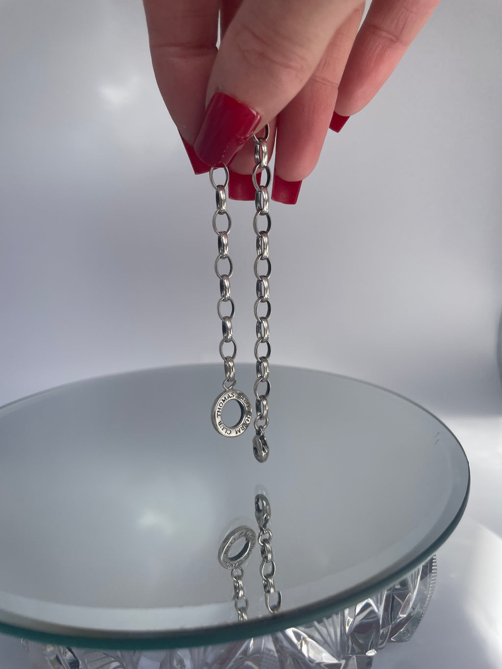 Vintage Sterling Silver Charm Link Bracelet