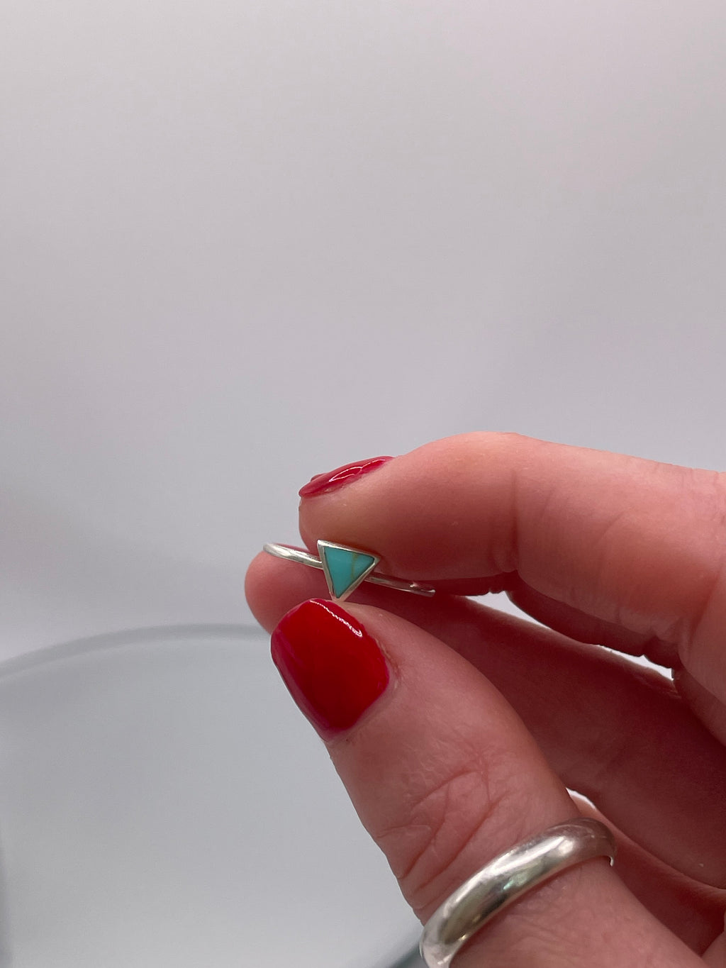 A Sliver of Turquoise Ring