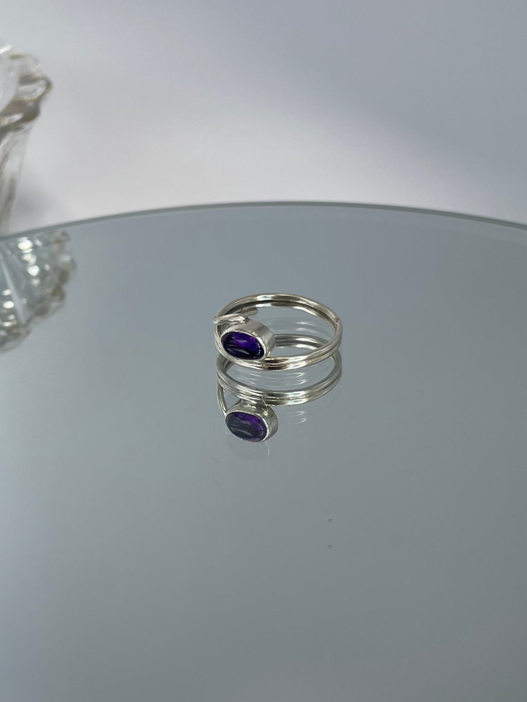 Eye of Horus Amethyst Ring