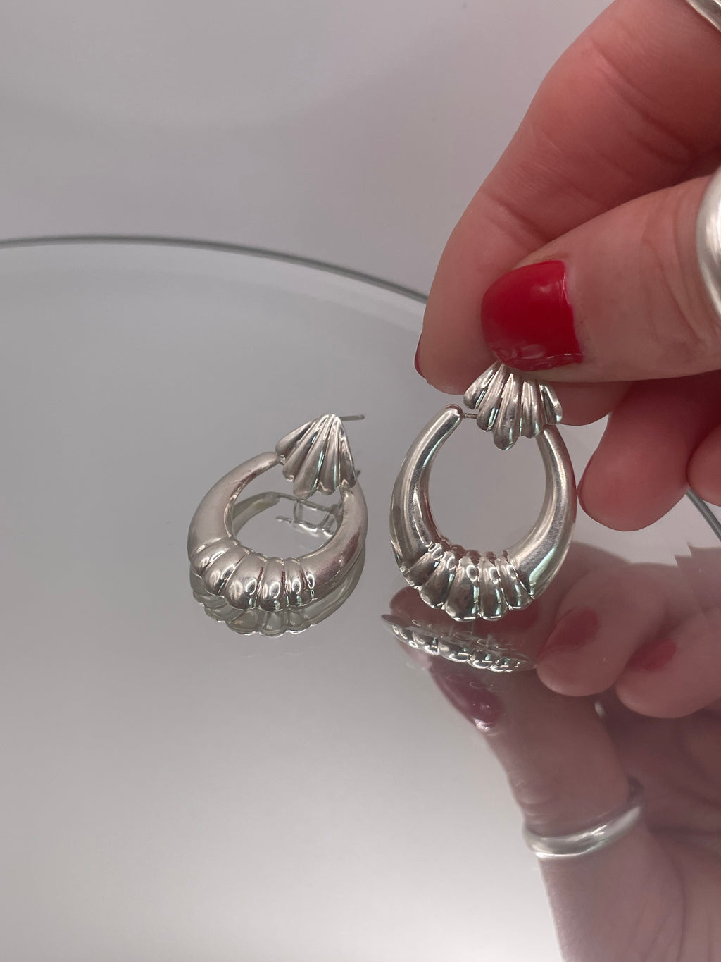 Vintage Door Knocker Earrings