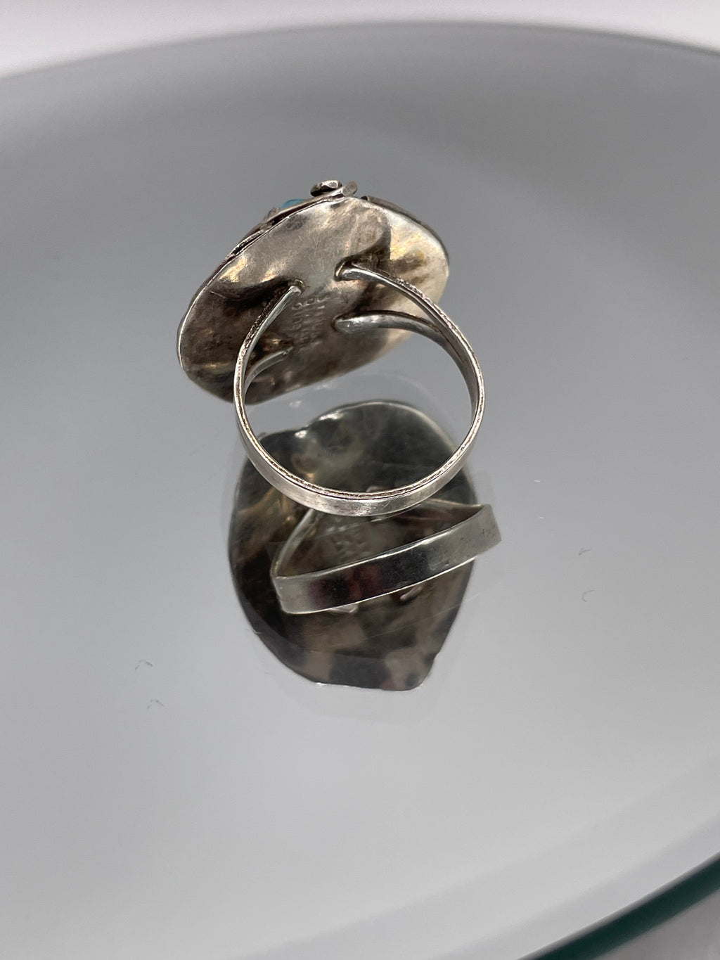 Sterling Silver Handmade Navajo Turquoise Ring