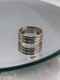 Sterling Silver Chunky Triple Band Ring
