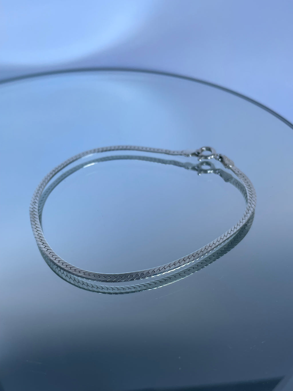 Vintage Sterling Silver Chain Bracelet