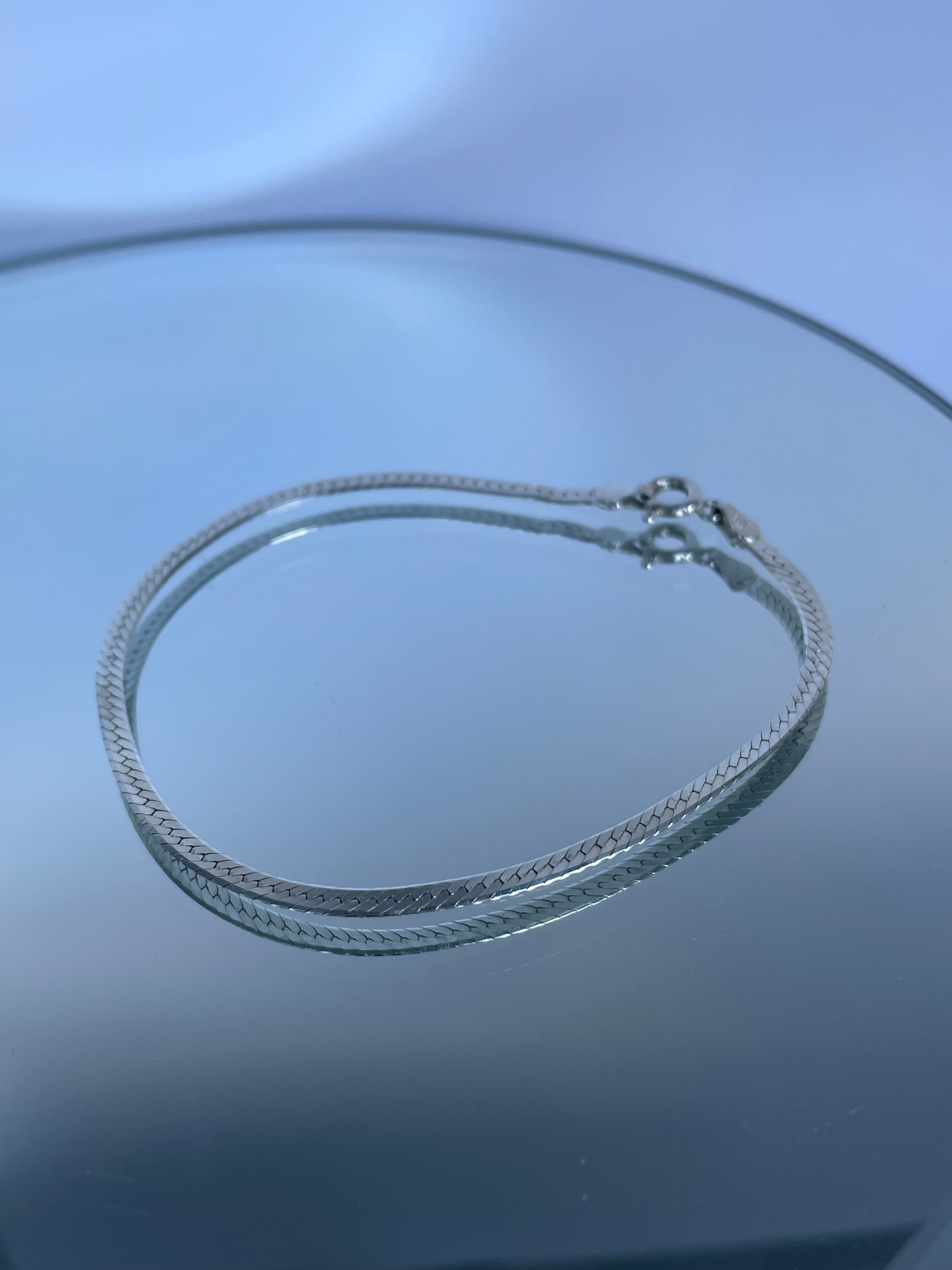 Vintage Sterling Silver Chain Bracelet