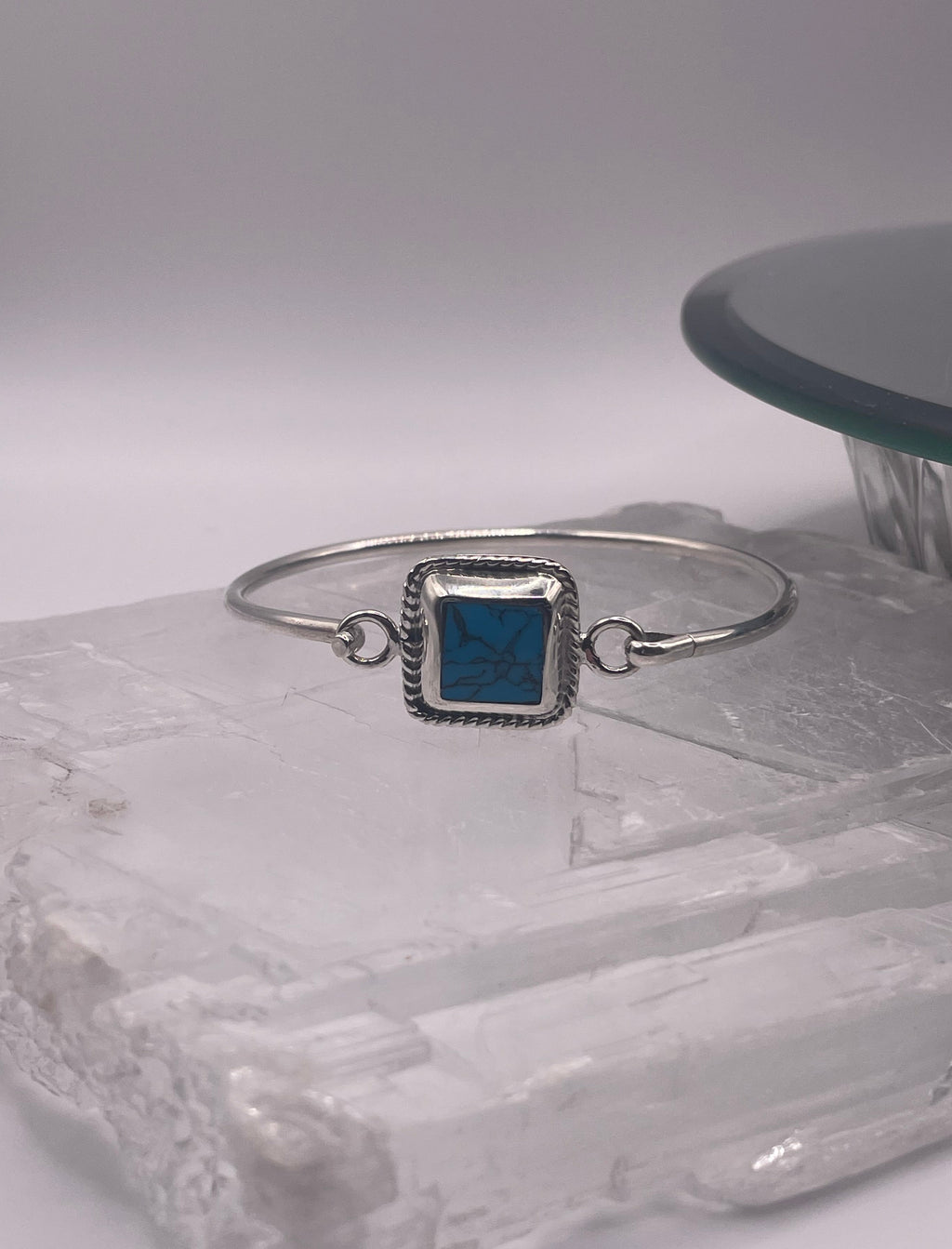Sterling Silver Turquoise Bangle Bracelet
