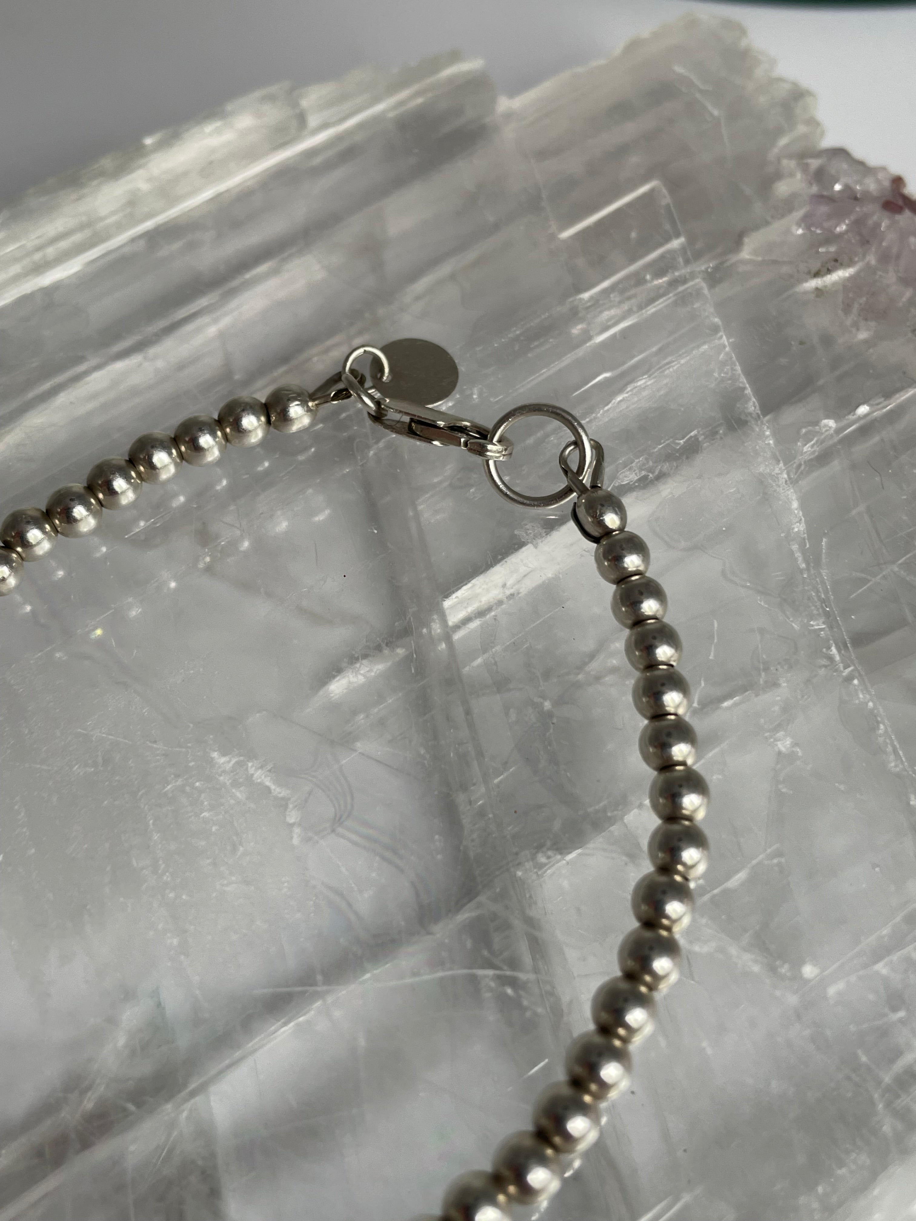 Silver Bead Stacking Bracelet