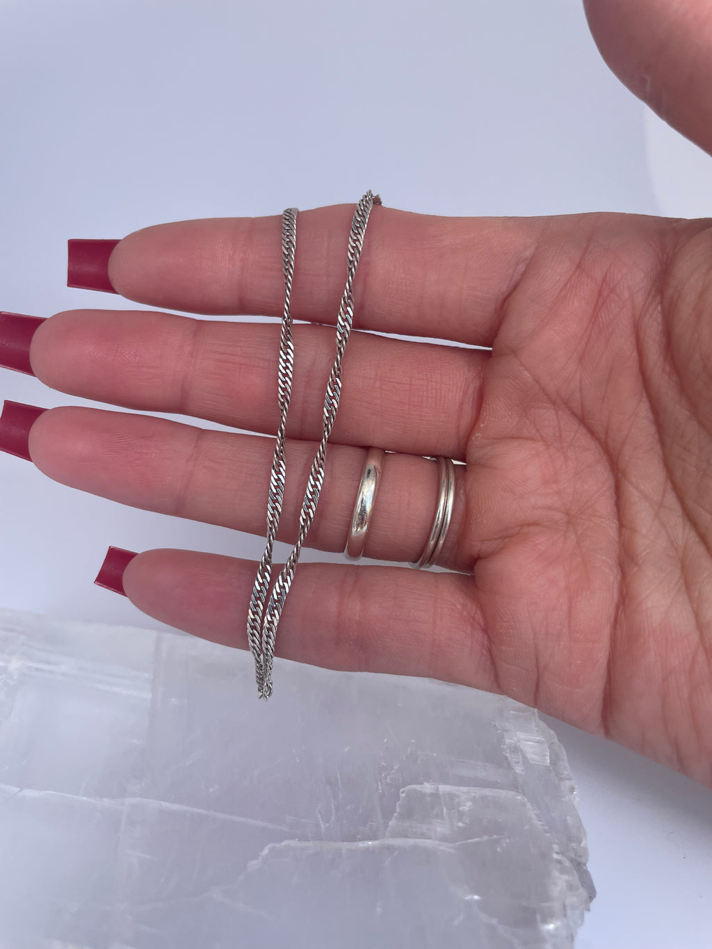 Small Twisted Chain Anklet