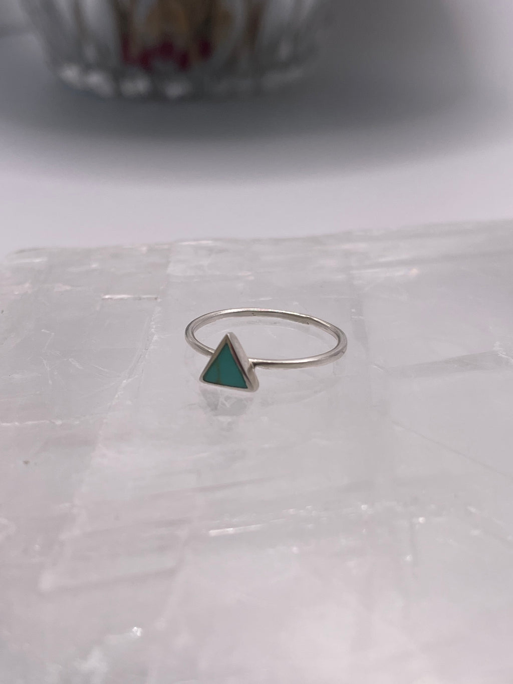 A Sliver of Turquoise Ring