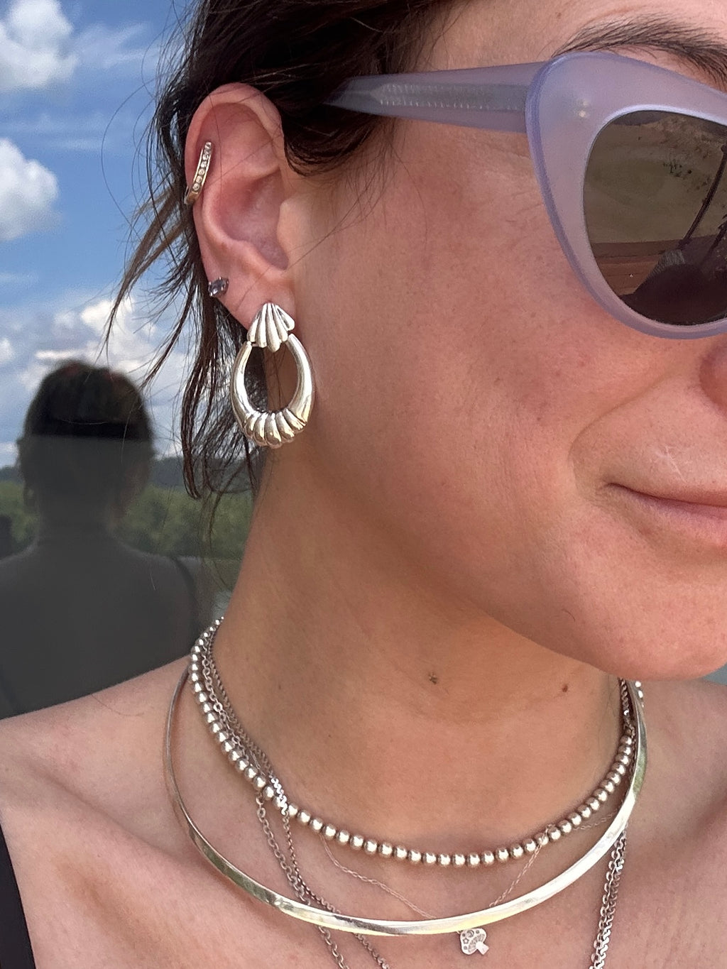 Vintage Door Knocker Earrings