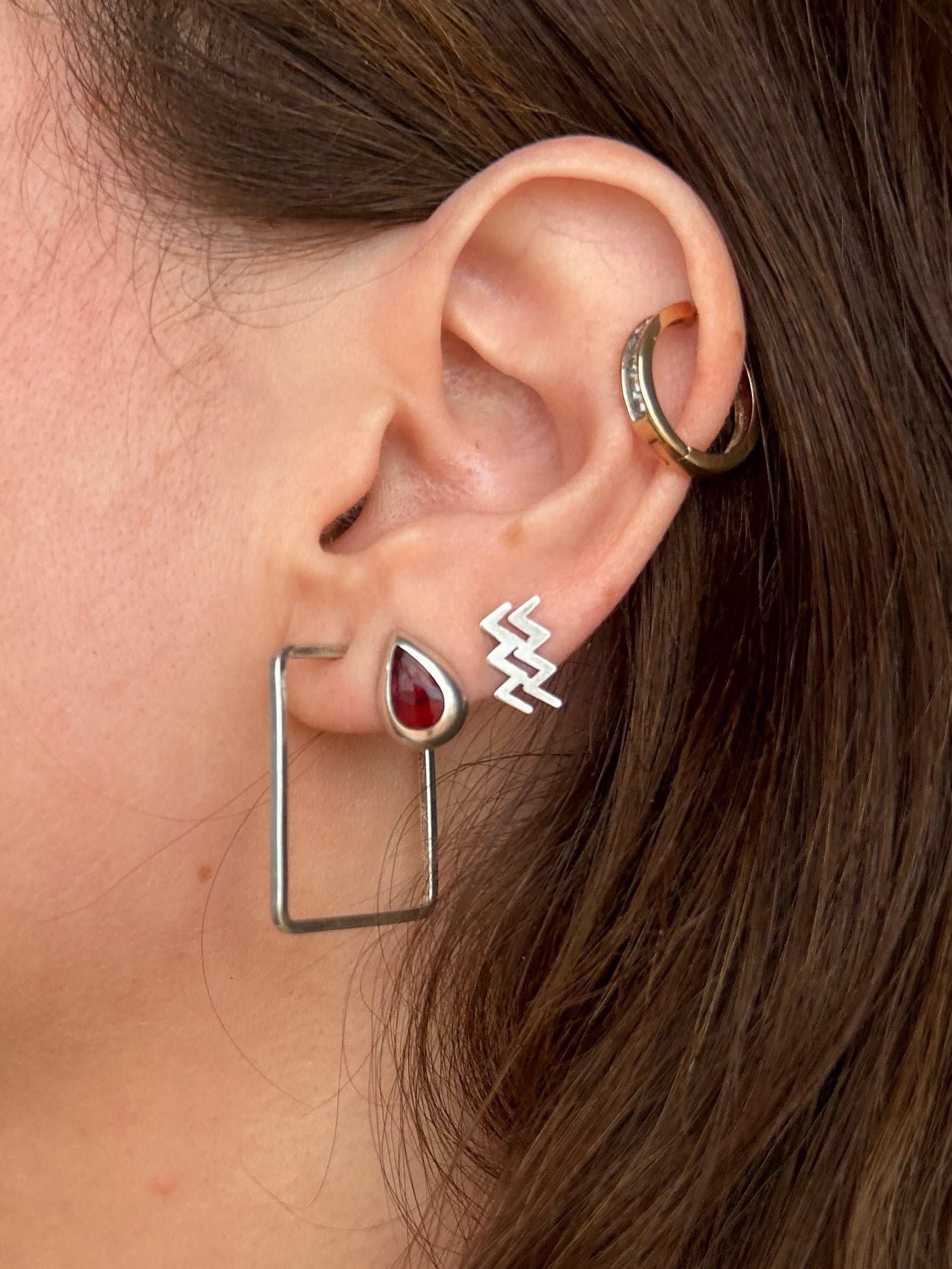 Square Hoop Earrings