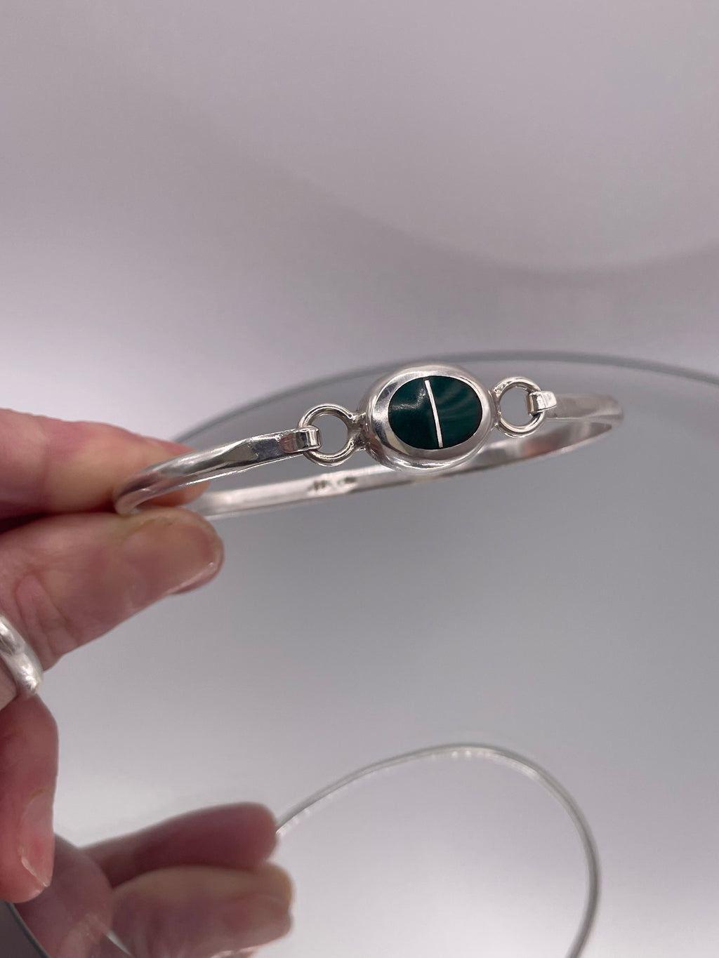 Divided Malachite Bracelet