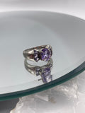 Sterling Silver Amethyst Statement Ring