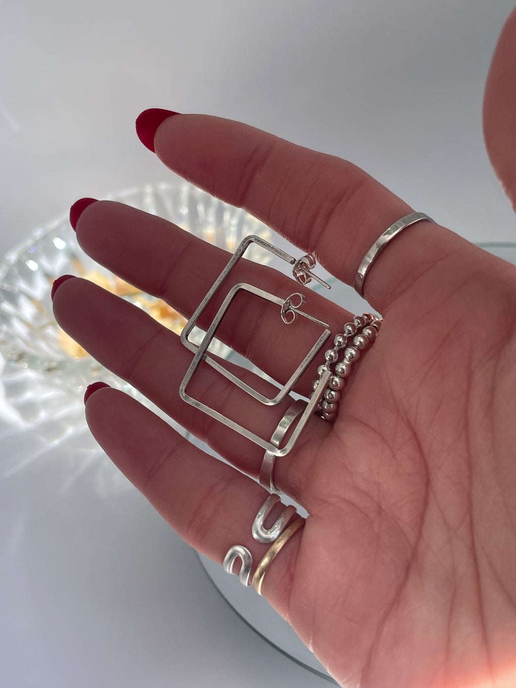 Square Hoop Earrings