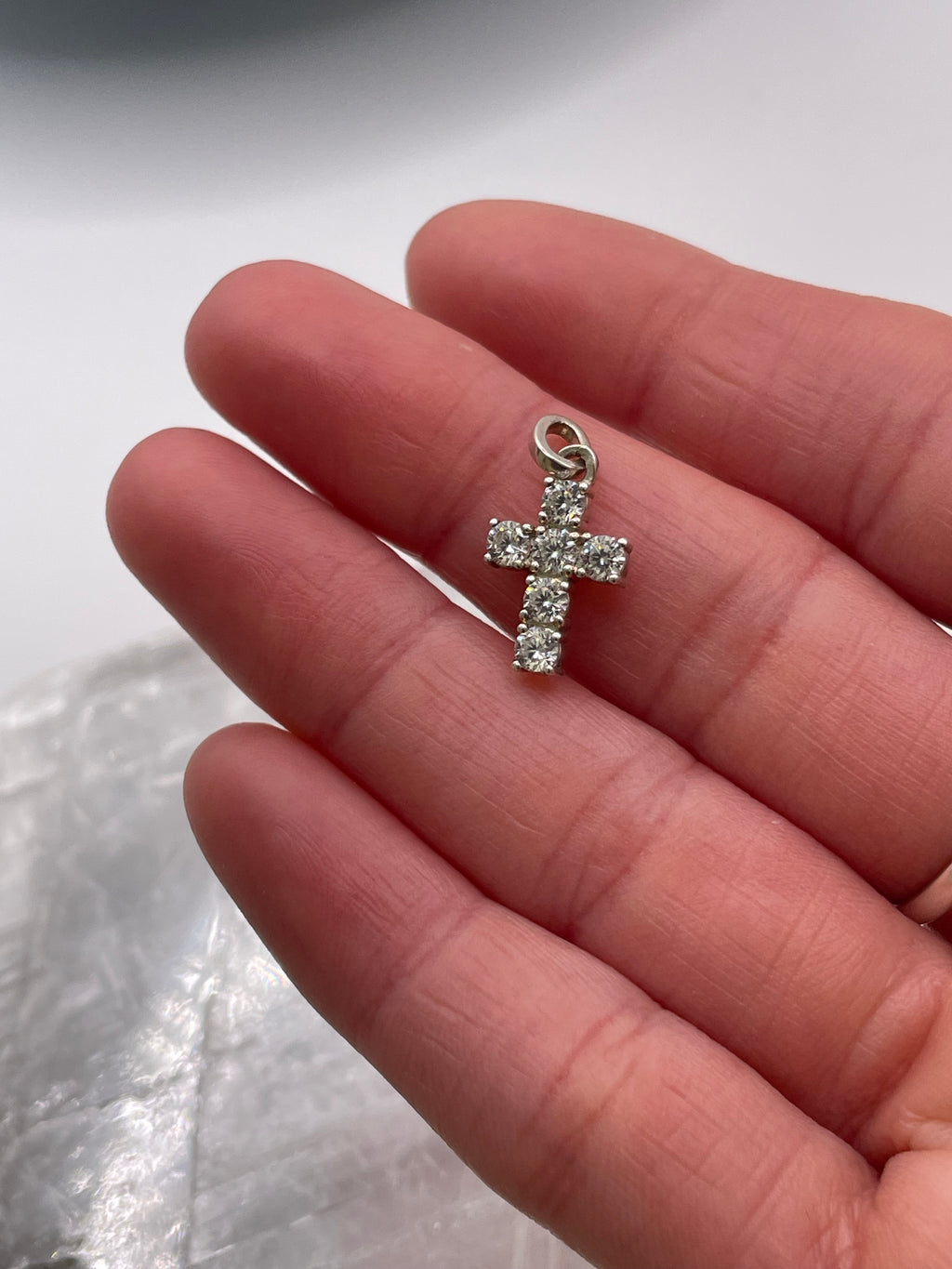 Classic CZ Cross Necklace