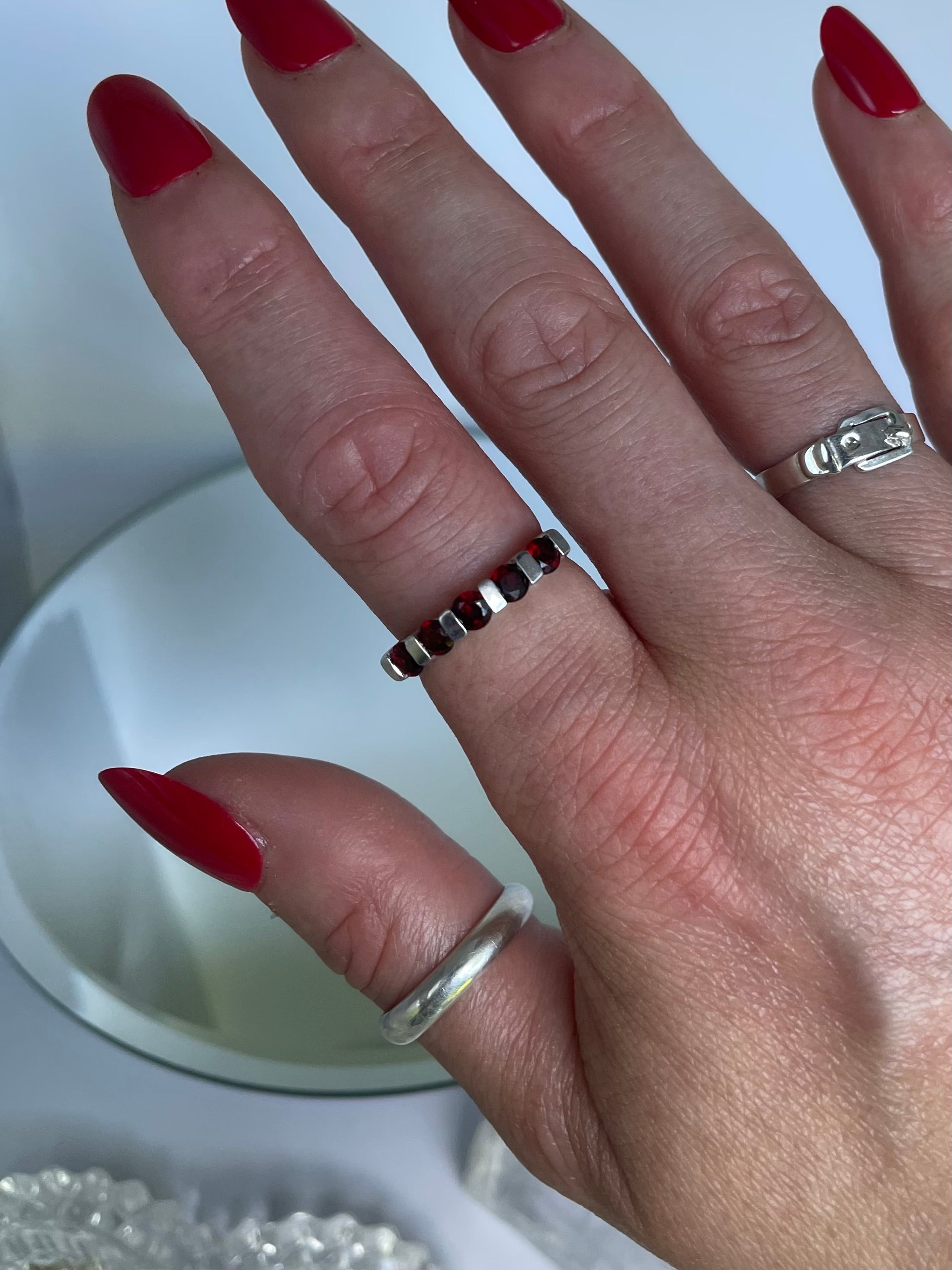 Eternal Garnets Ring