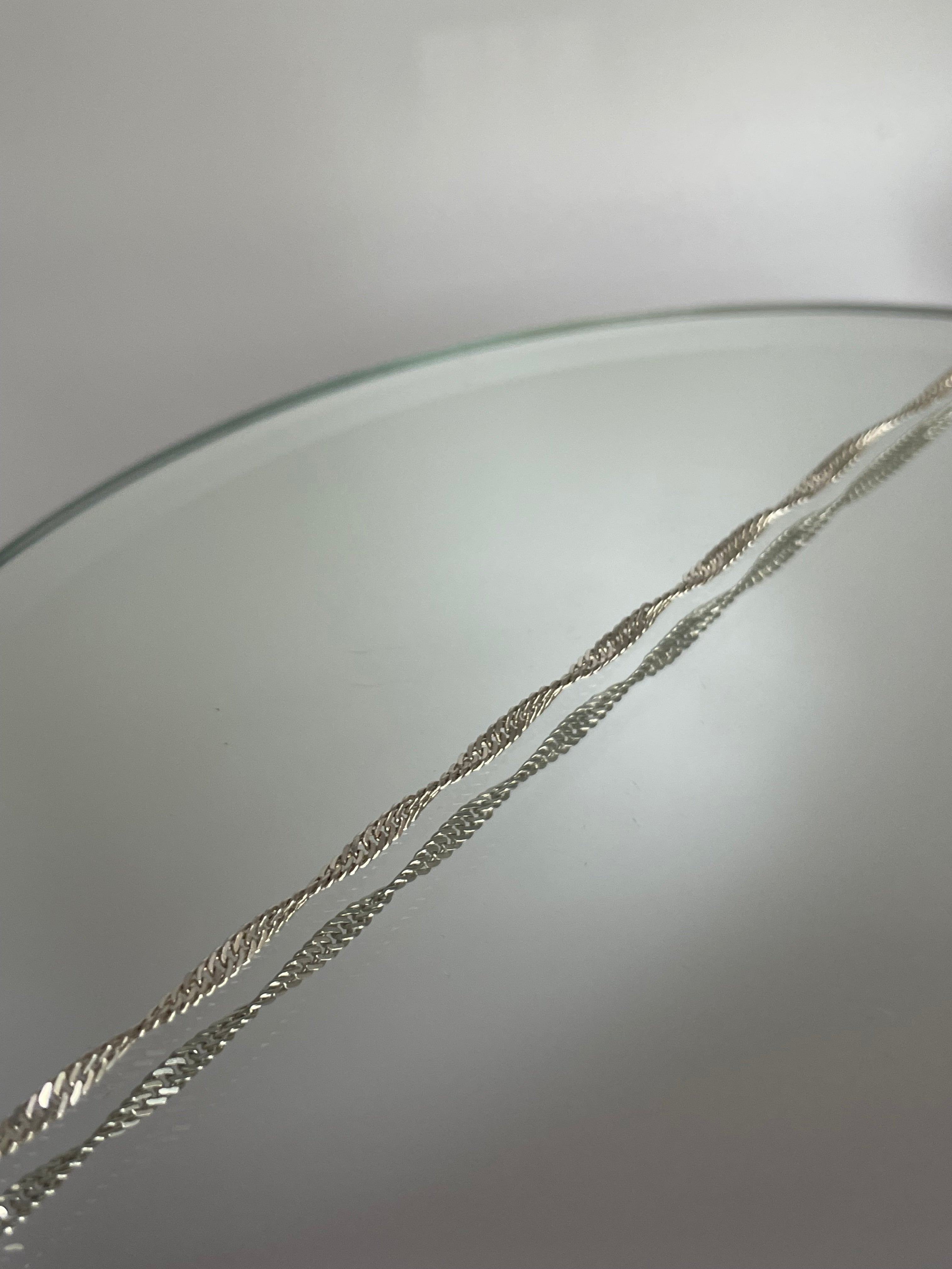Small Twisted Chain Anklet