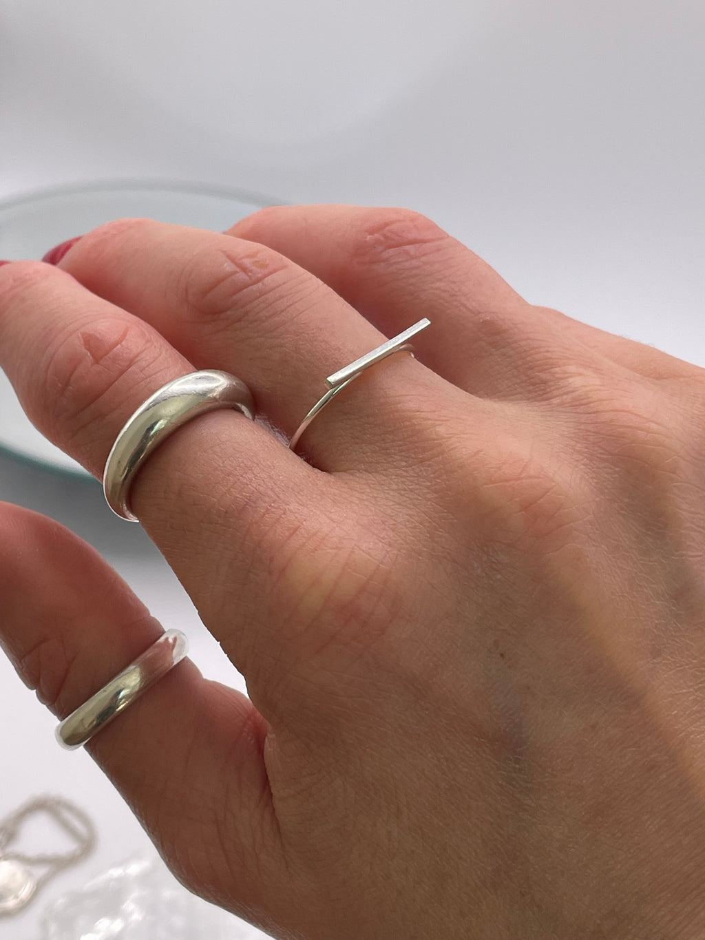 Straight Edge Ring