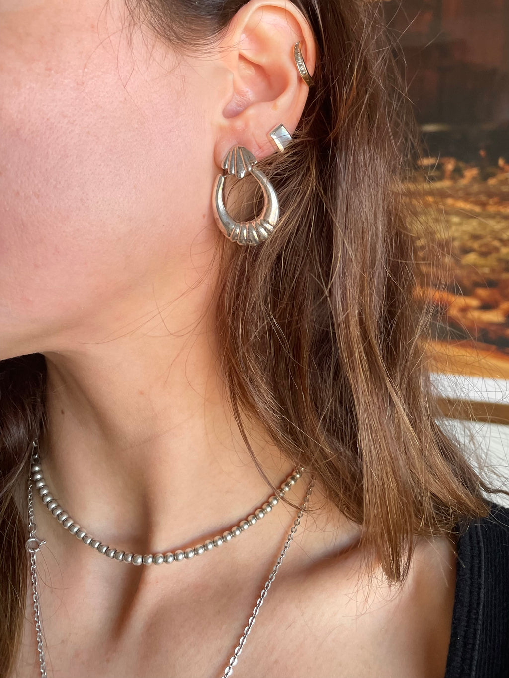 Vintage Door Knocker Earrings
