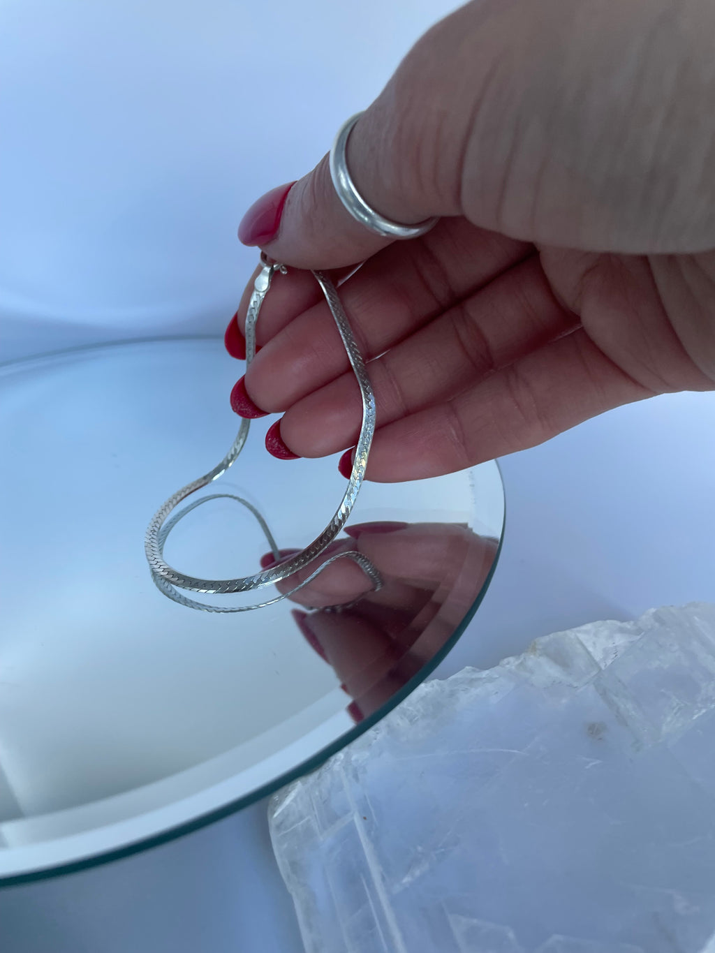 Vintage Sterling Silver Chain Bracelet