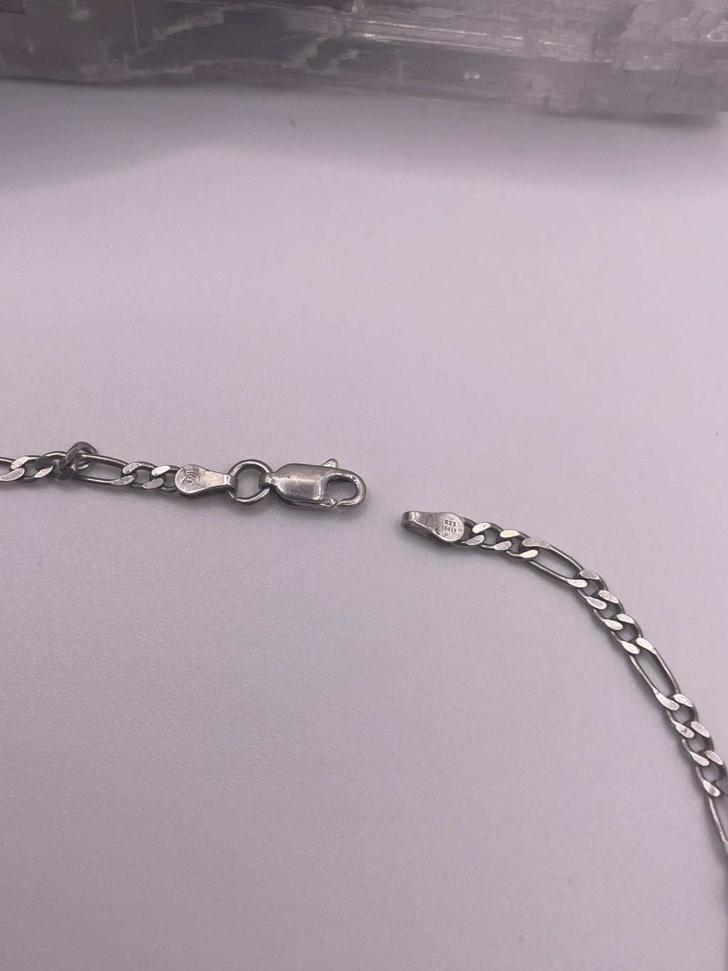 Sterling Silver Figaro Classic Chain Necklace