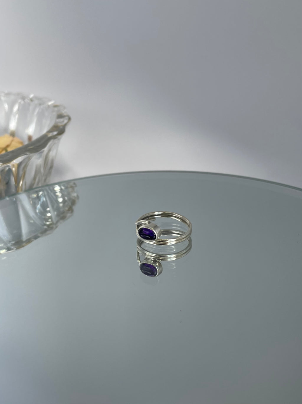 Eye of Horus Amethyst Ring