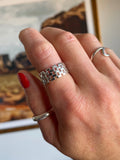 Silver Weave Ring