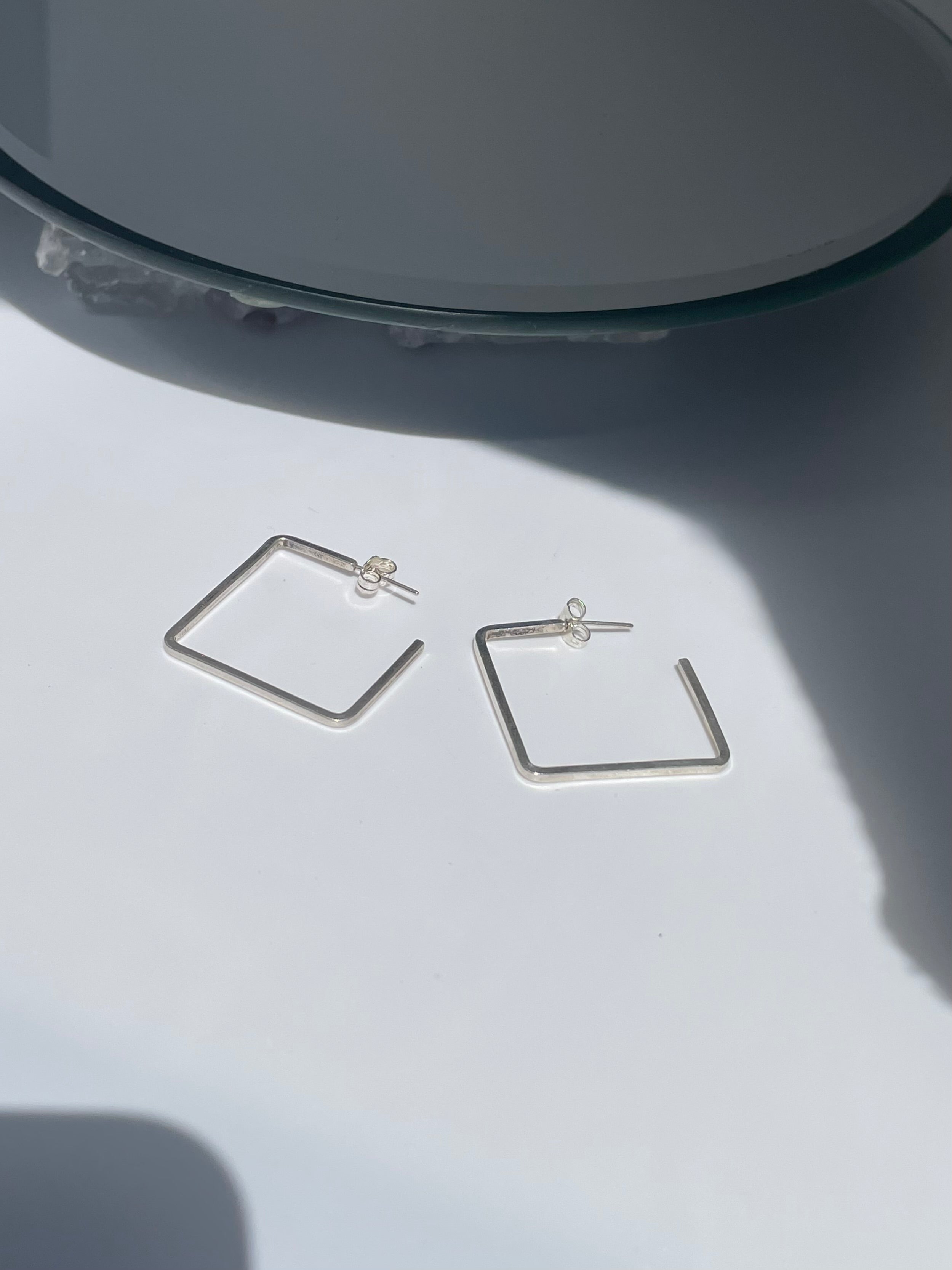 Square Hoop Earrings