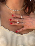 Classic CZ Cross Necklace