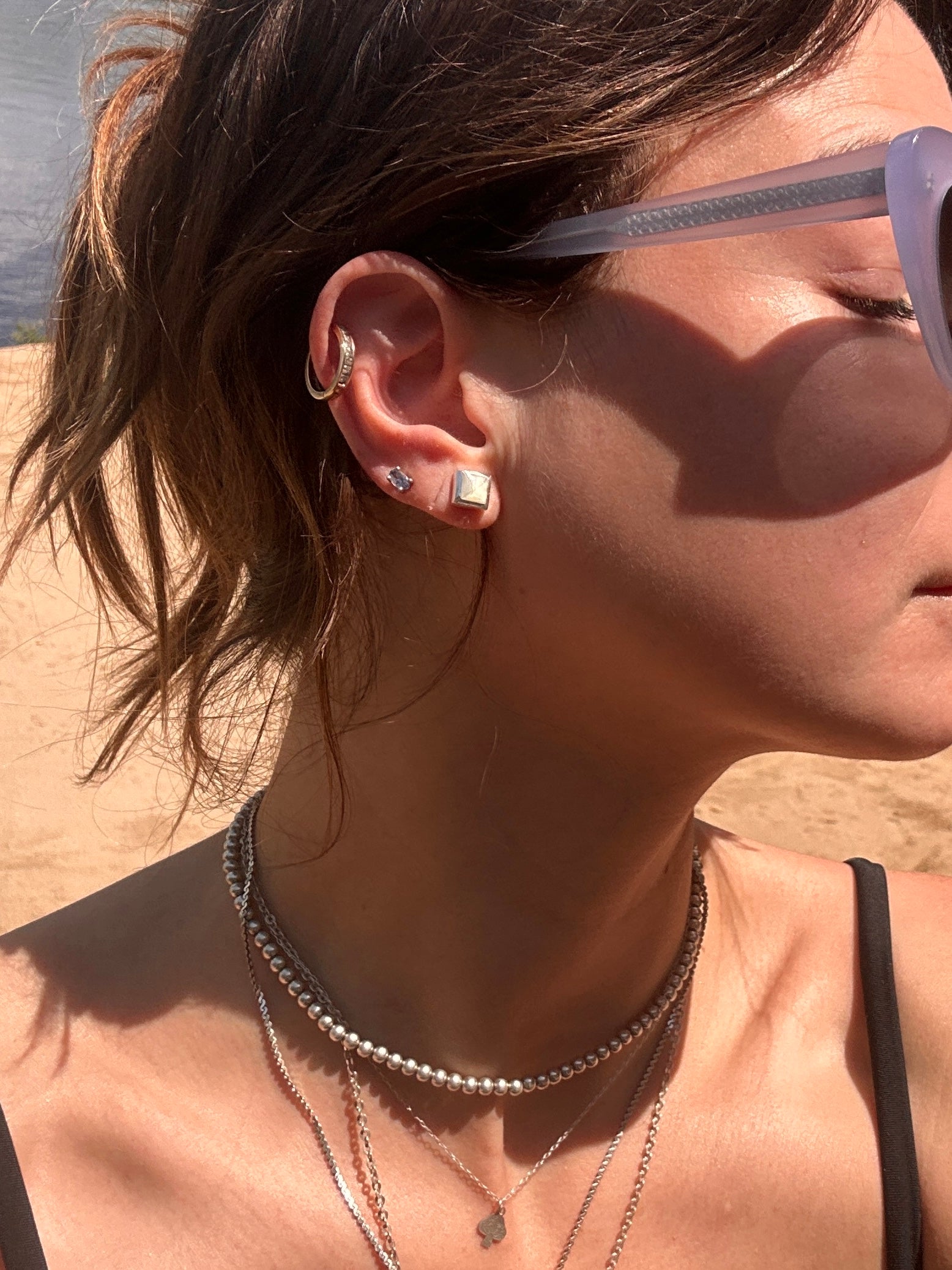 Something Blue Stud Earrings