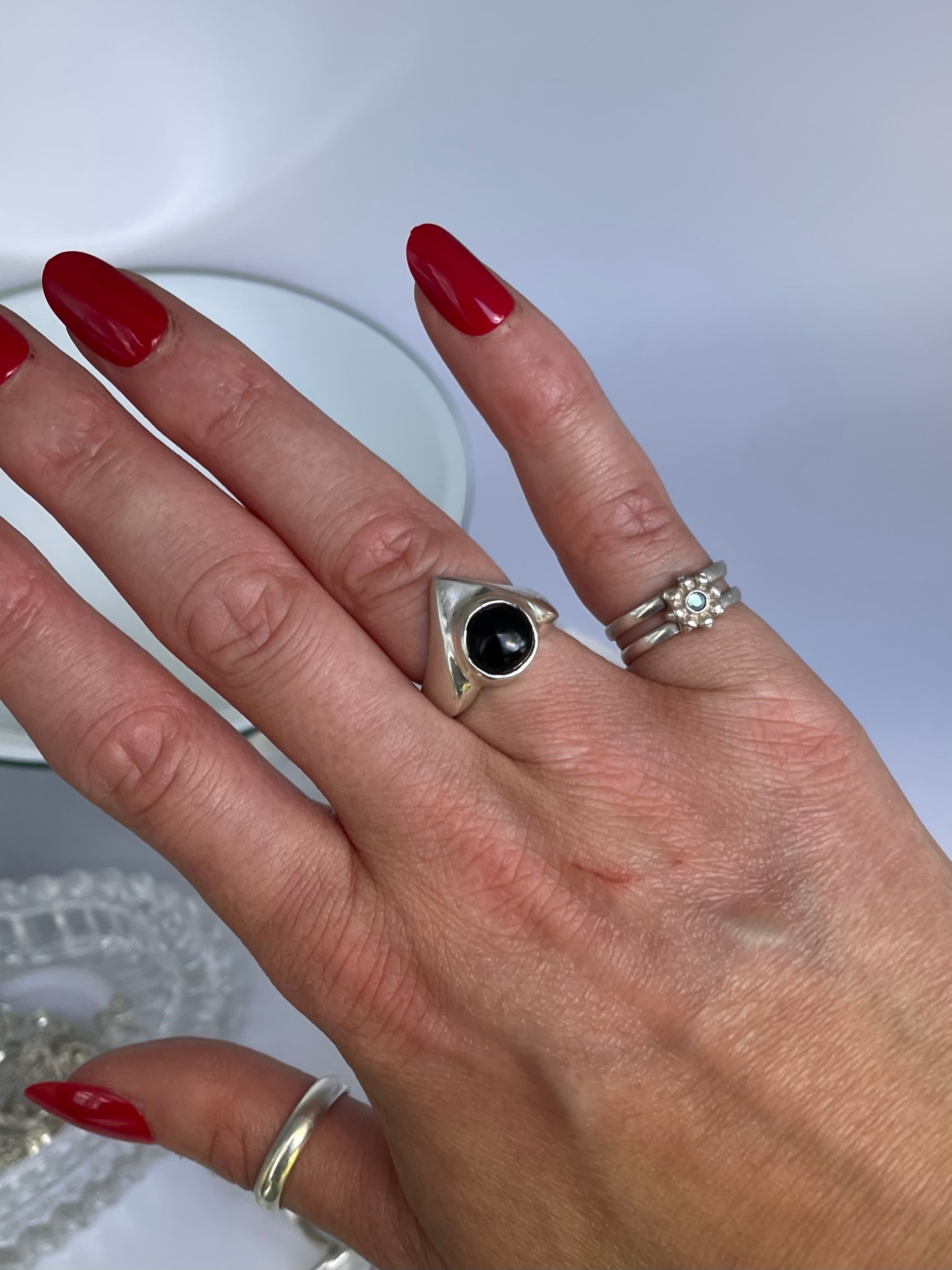 Onyx Drama Ring