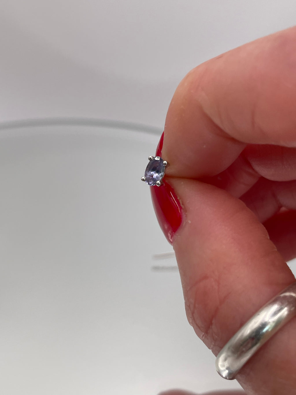 Something Blue Stud Earrings