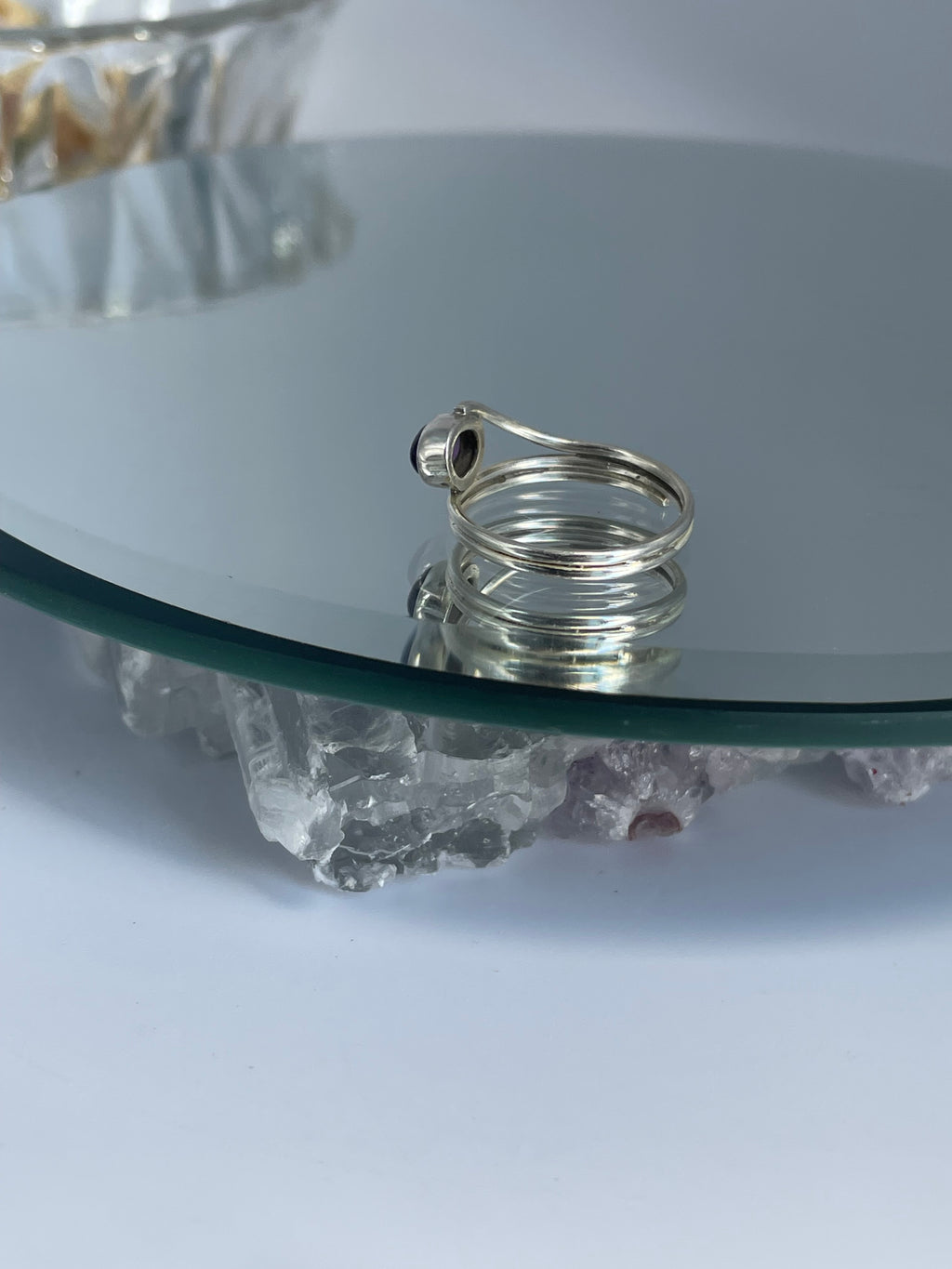 Eye of Horus Amethyst Ring