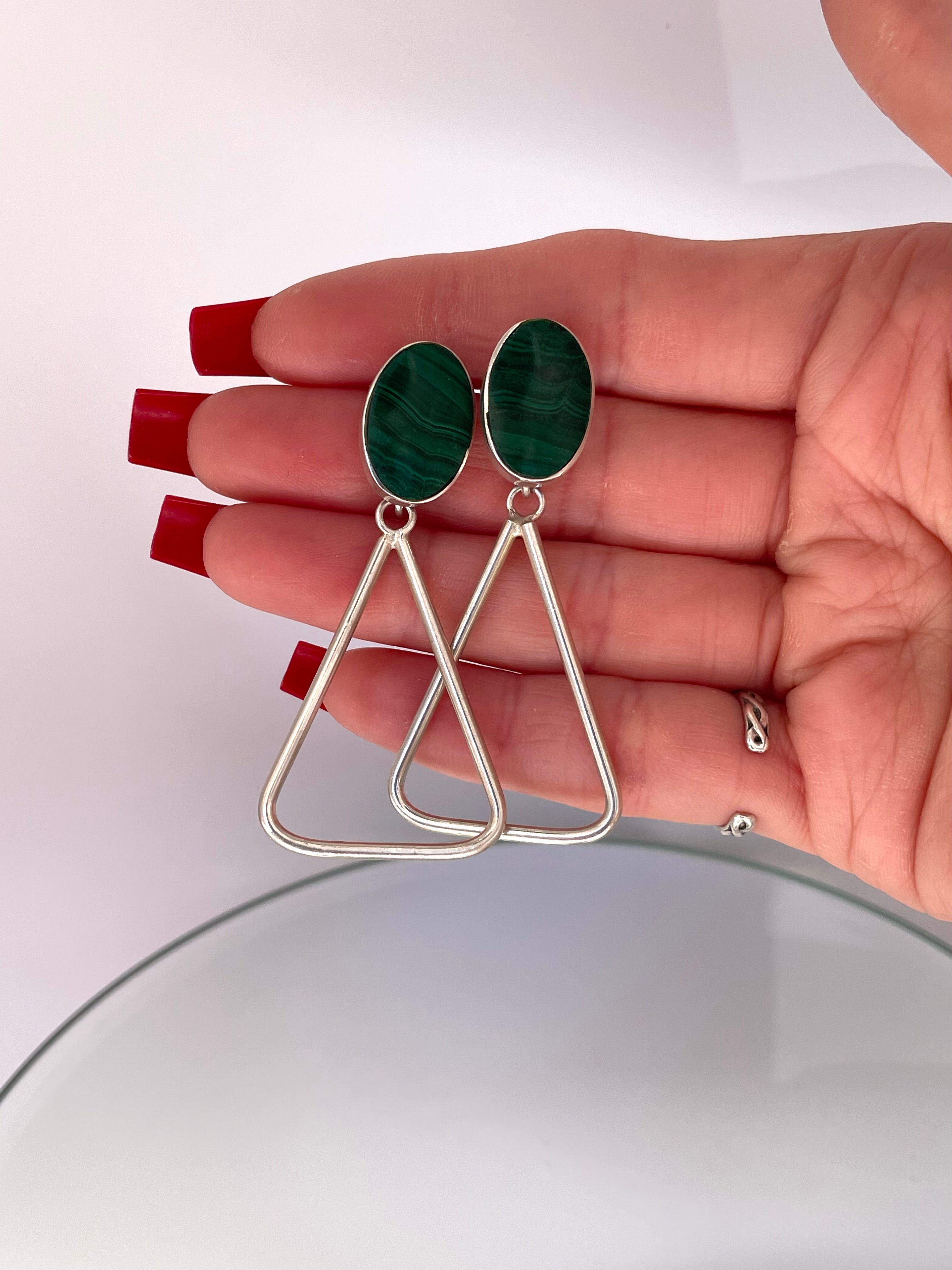 The Malachite Moment Earrings