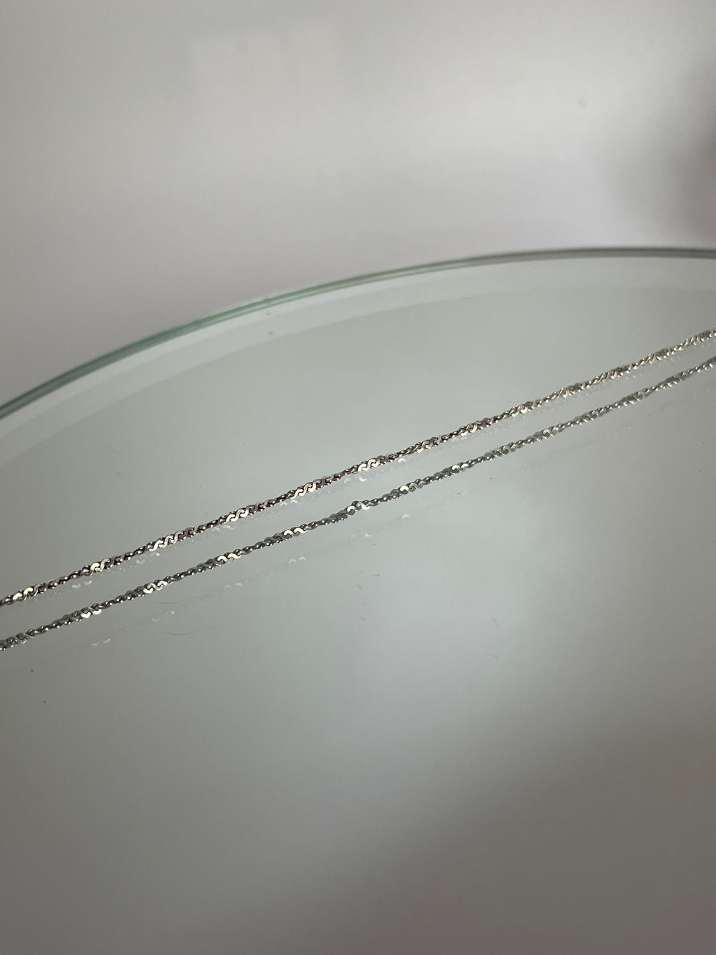 Vintage Sterling Silver S Chain Anklet