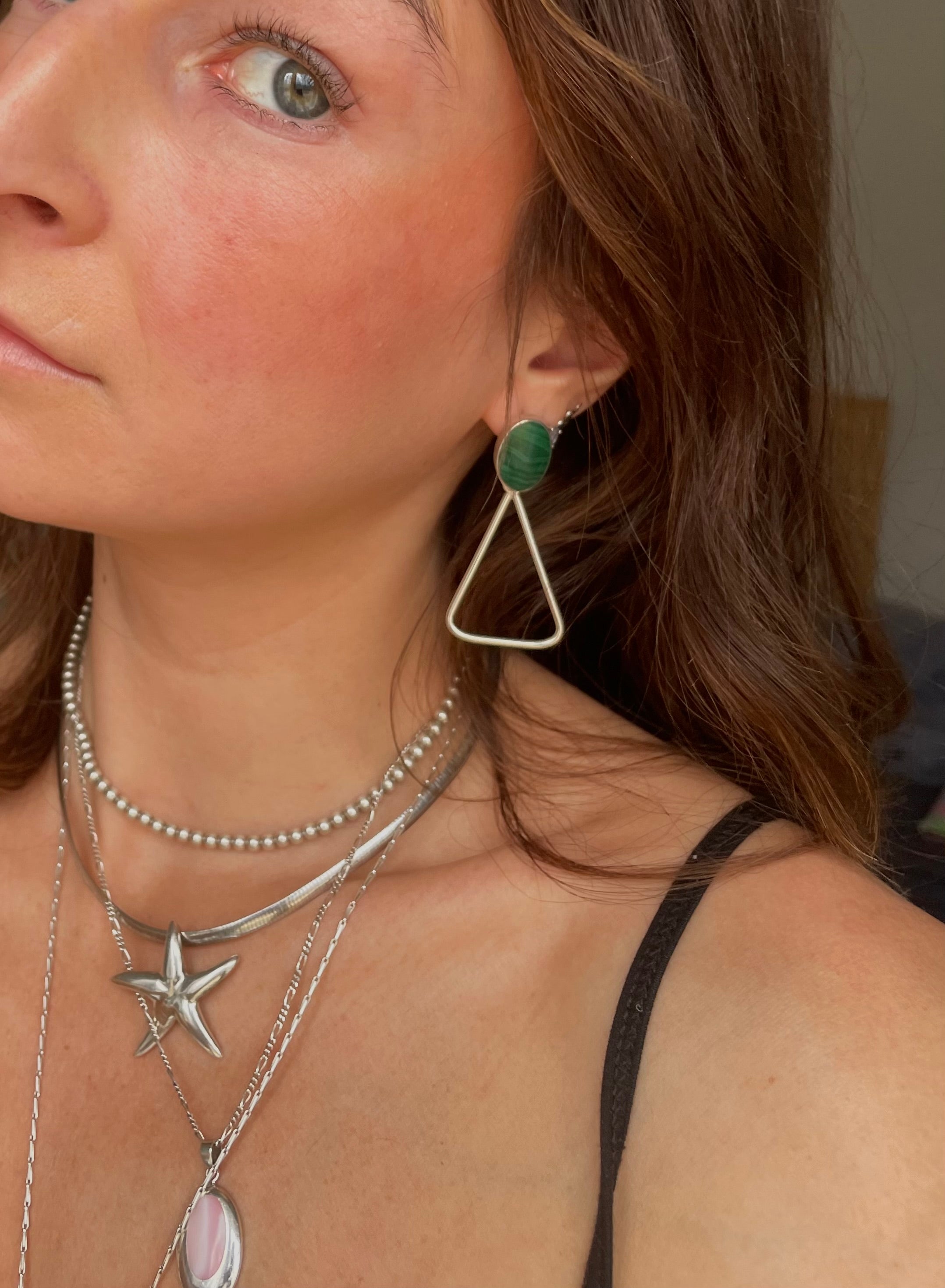The Malachite Moment Earrings
