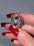 Sterling Silver Ornate + Abstract Statement Ring
